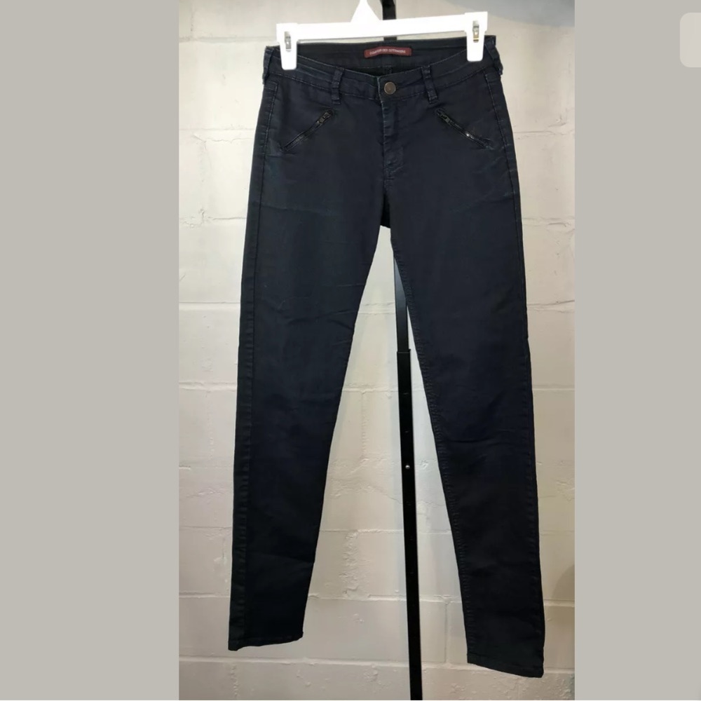 Comptoir Des Cotonniers Pants Navy Blue Skinny
